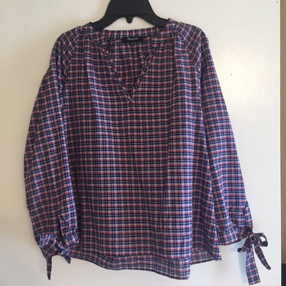 Madewell Plaid Blouse